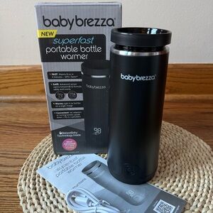 Baby Brezza Black Portable Bottle Warmer